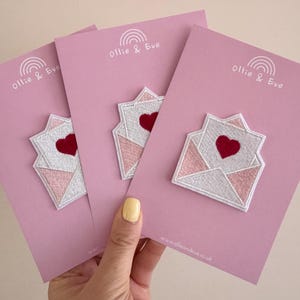 Toppa termoadesiva - Lettera d'amore