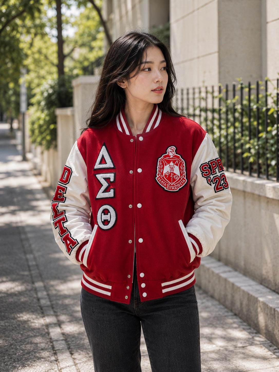 Delta Sigma Theta Varsity Jacket - Etsy Canada