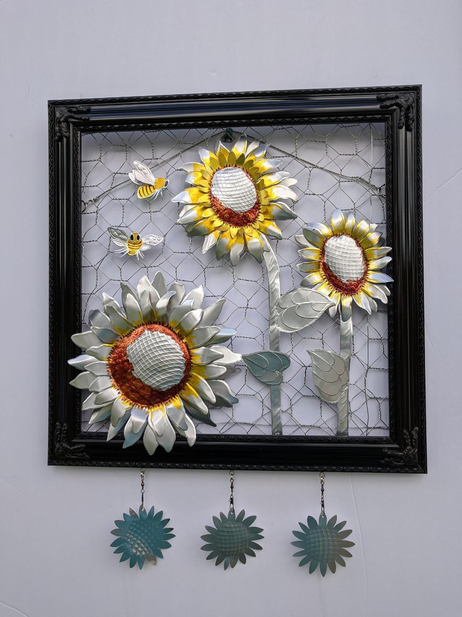 Sunflowers Aluminum Soda Can Wall Art Etsy