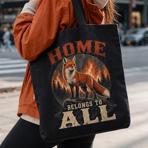 Tragetasche für die Waldbrandrettung | Fuchs & Waldtiere | Geschenk für Tierschützer