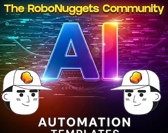 AI-Automation-Vorlagen-Bundle | make.com, n8n Arbeitsschritte (Digitaler Download)