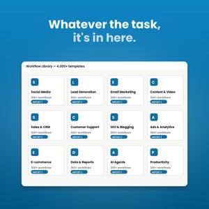 Whatever the task, it's in here.