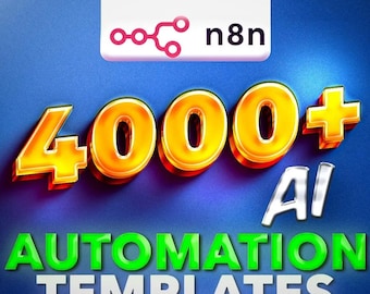 4000+ N8N Vorlagen zur Arbeitsablaufautomatisierung | Gebrauchsfertige KI-Arbeitsschritte für Inhalt, Marketing, Verkauf & Produktion