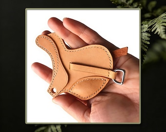 Troquel de corte para dije de silla de montar en miniatura, manualidades de cuero, accesorio para bolso ecuestre, llavero para amantes de los caballos, decoración de estilo western, regalo hecho a mano