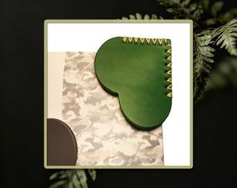 Marcapáginas con forma de corazón, troquel de corte, marcador de página de cuero para manualidades, accesorio para libros de amor, regalo artesanal para lectores, herramienta para manualidades