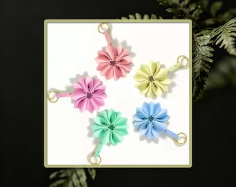 Llavero con diseño de flores en capas, troquel de corte, dije de cuero para manualidades, accesorio floral para bolso, llavero con pétalos de flores, herramienta para manualidades, regalo hecho a mano