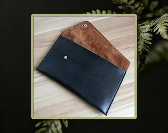 Troquel de corte para bolso tipo sobre, herramienta minimalista para manualidades con carteras de cuero (24 cm × 13 cm)