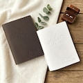 Leather Wedding Vow Books Set – Rustic His and Her Vows, Gift for Bride Groom product logo