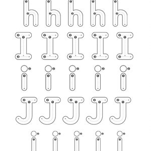 Tracing Pages - Upper & Lower Case Lines - Etsy