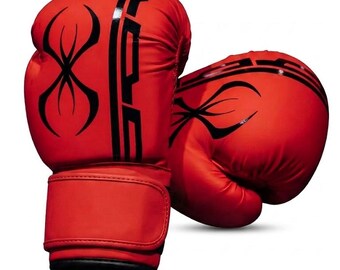 Leather Boxing Gloves Training Sparring Heavy Bag Gym Workout Durable Unisex Performance Gear