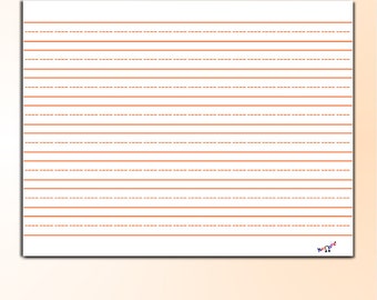 Printable Primary Writing Paper Landscape