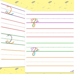 Cursive Q worksheet - Capital Cursive Q, Lowercase Cursive Q