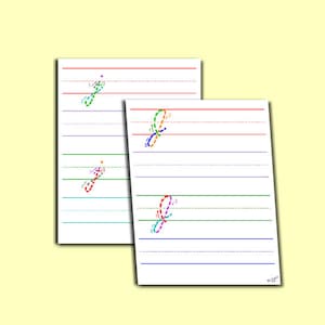 Cursive J Worksheet - Capital Cursive J, Lowercase Cursive J