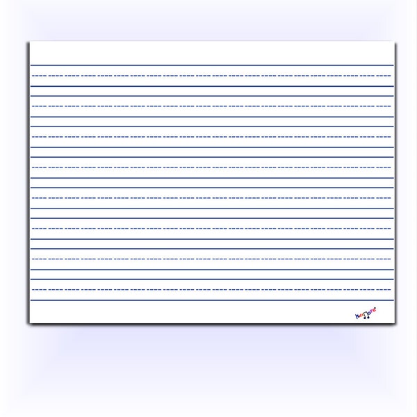 primary writing paper with dotted lines Lined Paper - Kindergarten, Preschool, Elementary, Homeschool, School Lined Paper, Dotted Lined Paper