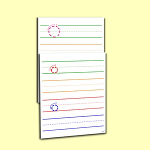 Letter O Worksheet - Color Coded Traceable Letter O Practice Tracing Preschool Kindergarten Homeschool Dyslexia Kids