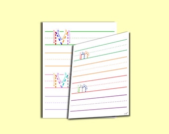 Letter M Worksheets Color Coded Traceable Letter M Practice Tracing Preschool Kindergarten Homeschool Dyslexia Kids