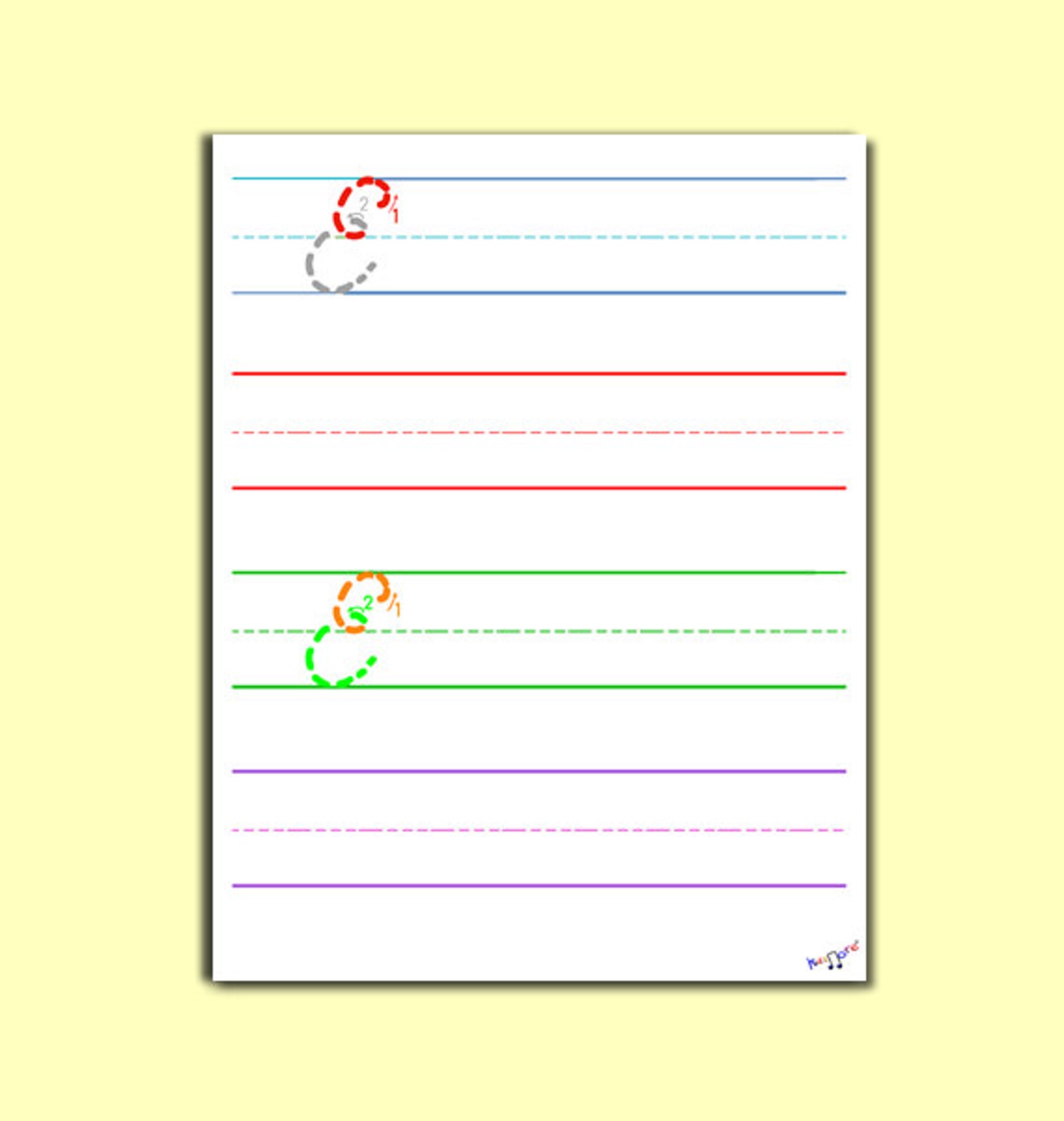 Cursive E Worksheet - Capital Cursive E, Lowercase Cursive E - Etsy