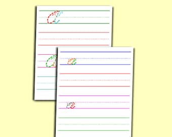 Schreibschrift A Arbeitsblatt - Großbuchstaben Schreibschrift A, Kleinbuchstaben Schreibschrift A