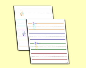 Letter T Worksheets Color Coded Traceable Letter T Practice Tracing Preschool Kindergarten Homeschool Dyslexia Kids