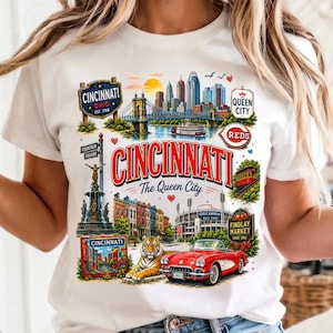 Estilo de vida de Cincinnati, ilustración de recuerdo de Cincinnati, archivo PNG, descarga digital de alta definición