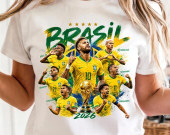2026 Brazil World Soccer, PNG Brasil file, Portugal Football t-shirt and so on design, High Definition-Digital Download