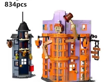 834 pièces modèle de bloc de construction créatif croquis magique classique Weasley