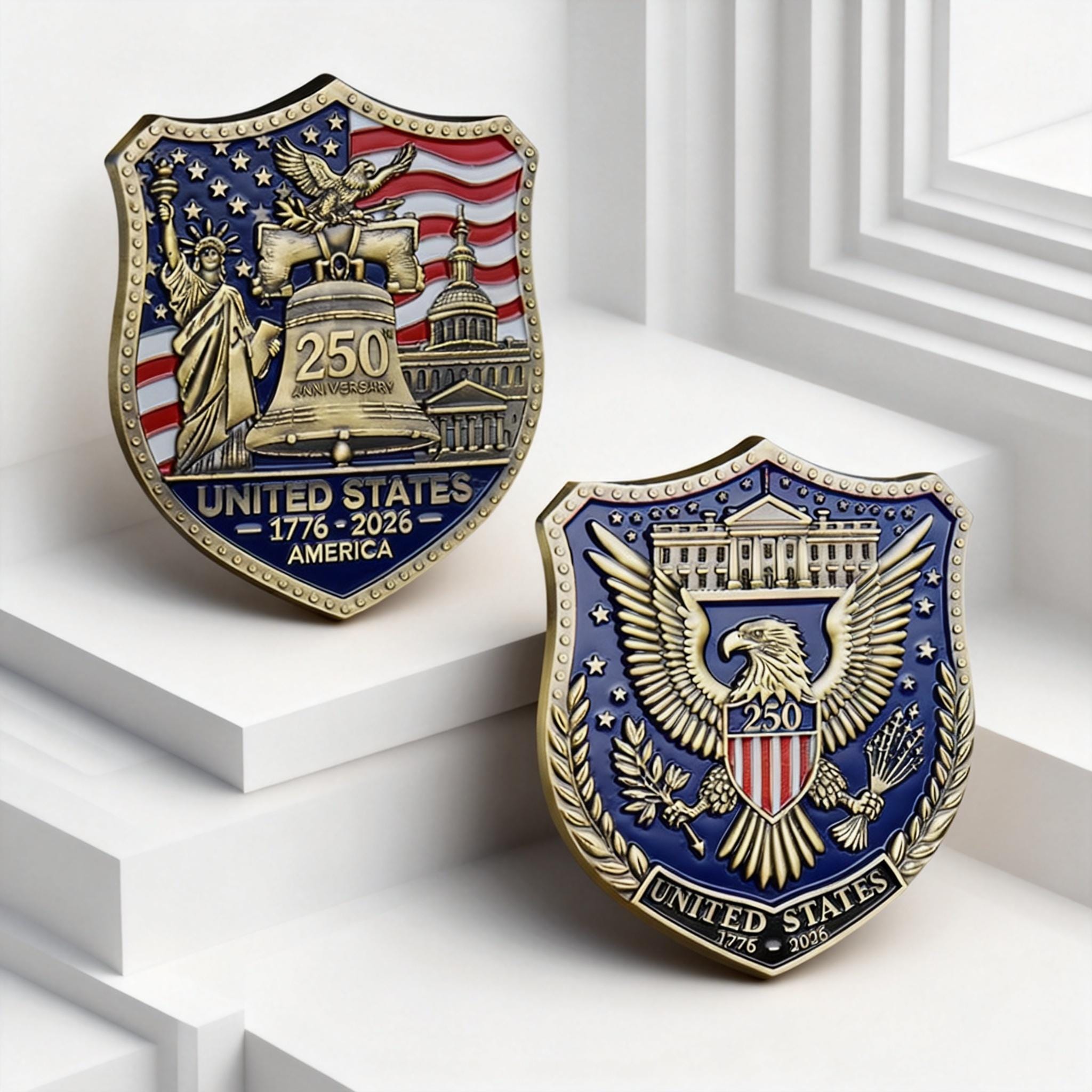 American Patriotic Shield - Etsy