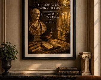 Cicero - Stoic Philosophy Poster