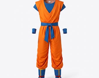 Inspiré par le costume de cosplay de Goku | Tenue d'anime Dragon Ball Z