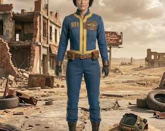 Inspiré par Nuka Dark Vault 101 Combinaison, Costume de Cosplay pour femme, Costume de l'Arche
