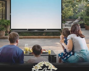 Projector Screen Fabric 3D Projection Screen Foldable Portable Movie Screen Home Cinema Wall Screen