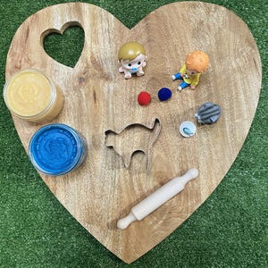 Katzen und Baby Knete Kit