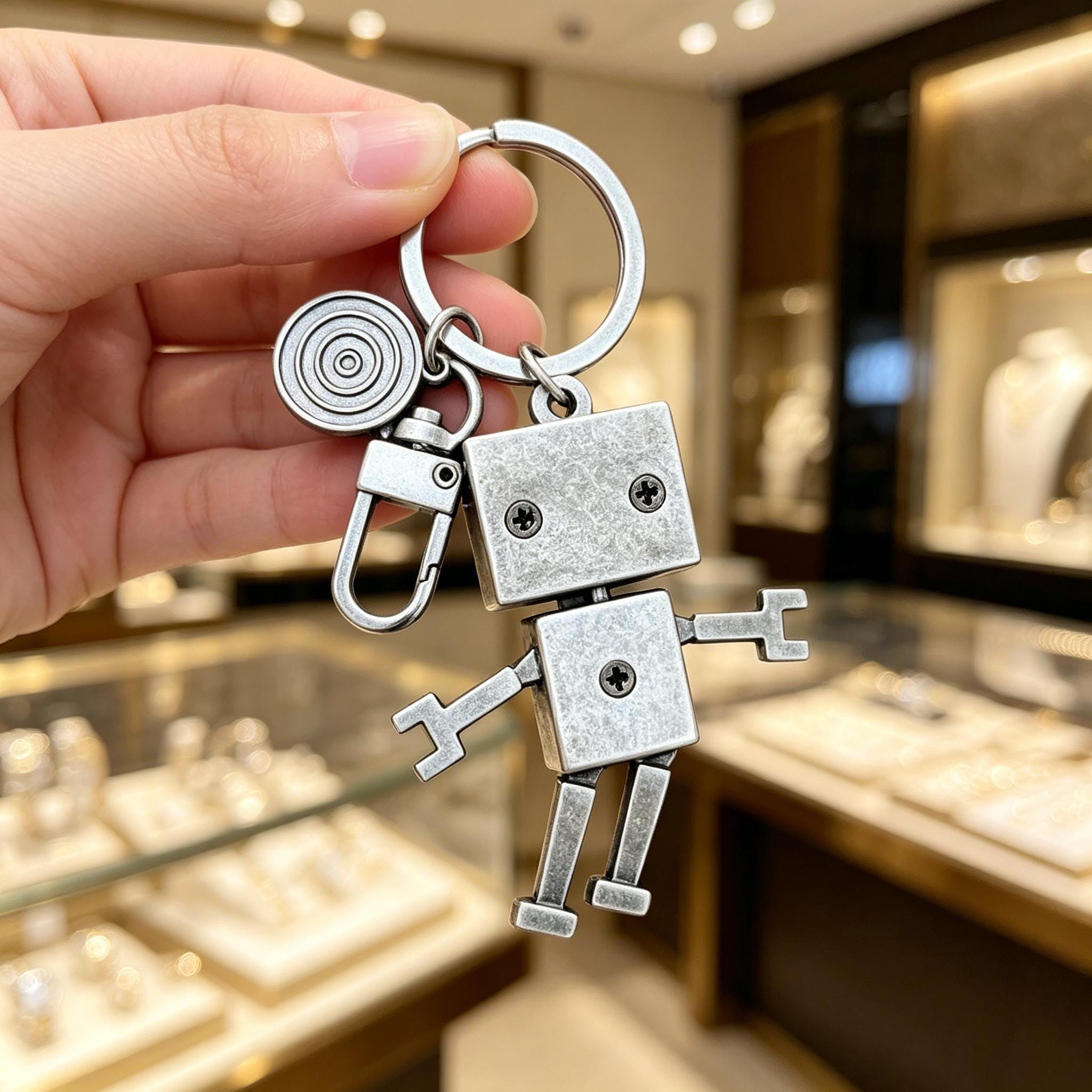 Robot keychain - Etsy 日本