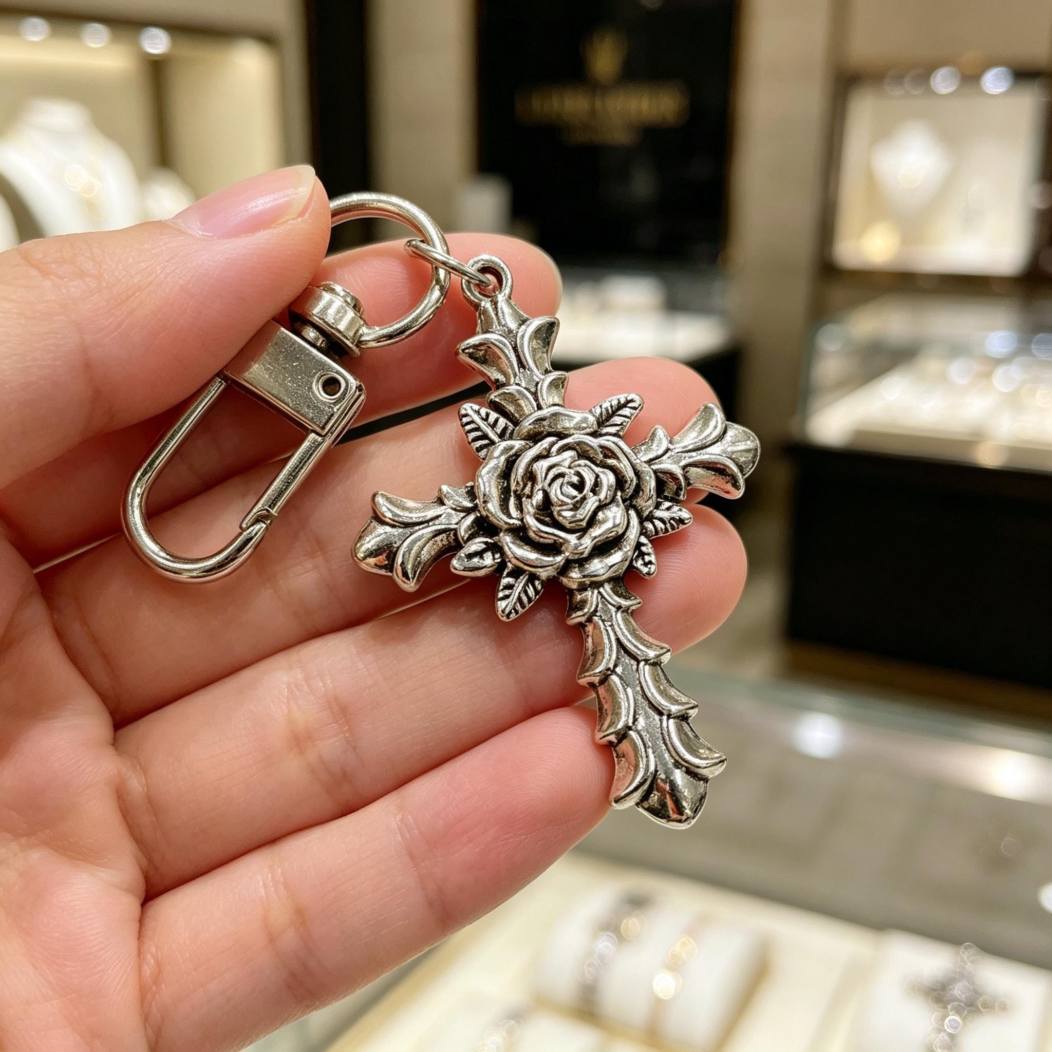 Chrome Hearts Keychain - Etsy