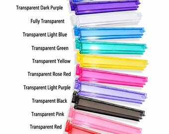 Colorful Mahjong Pusher and Rack Set of 18 Inch Acrylic, easy Mahjong Rulers, a gift for Mahjong Enthusiasts