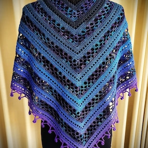 Crochet pattern- Aztec Shawl