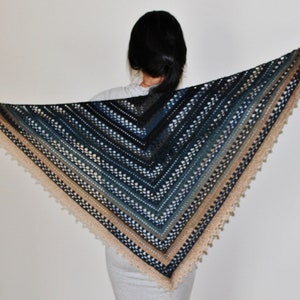 Crochet Pattern- Aztec Shawl - Etsy