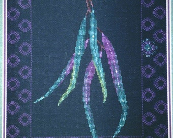 Cross stitch pattern -Blue Gums