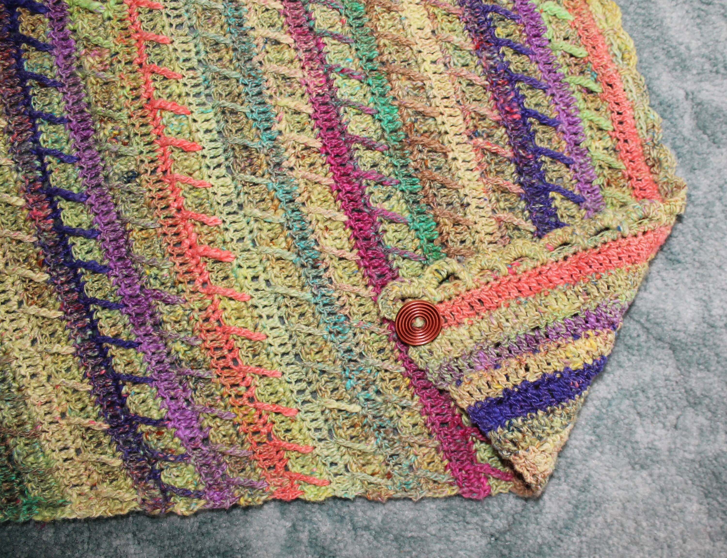 Crochet Pattern Slanting Steps Crochet Wrap or Cowl Etsy