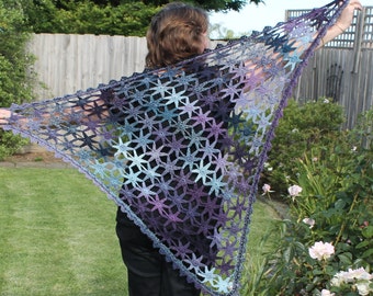 Crochet Pattern - Starry Shawl
