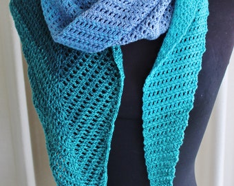 Crochet Pattern - Winged Kite scarf.