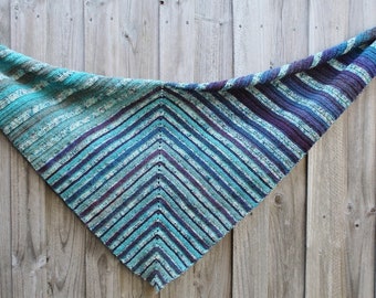 Crochet Pattern- Triple Treat Shawl