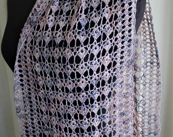 Crochet Pattern - Swish lacy Scarf