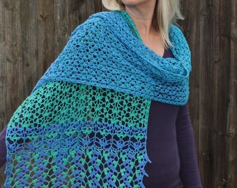 Crochet Pattern - Spring Garden Shawl