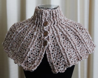 Crochet Pattern - Lacy Capelet