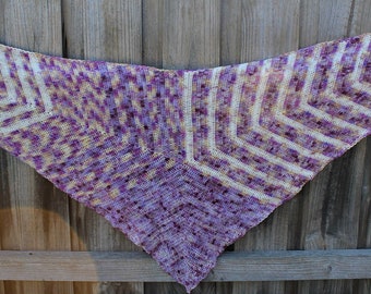 Crochet Pattern - Fading Connections Shawl