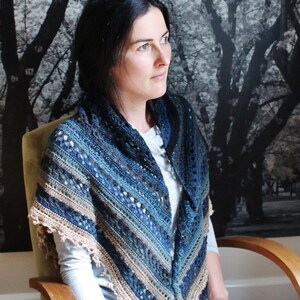 Crochet Pattern- Aztec Shawl - Etsy