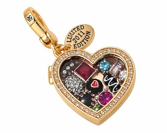 Juicy Couture Rare 2011 Limited Edition Chocolate Box Heart Locket Charm