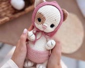 Crochet Kitten Pattern PDF | Amigurumi Cat Toy Tutorial | Cute Kittens Doll with Clothes | Beginner Friendly Crochet Pattern