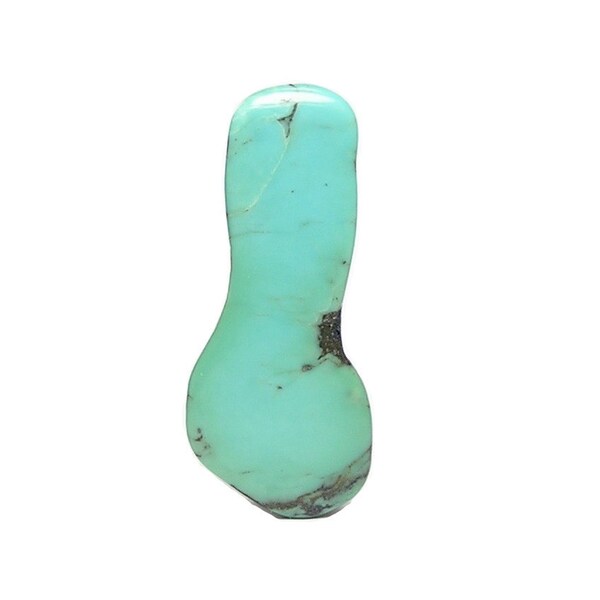 Turquoise Tumble Polished Semiprecious gemstone, Natural Color